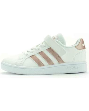 Deportivas ADIDAS  de Niña GRAND COURT C EF0107 BLANCO -  ROSA