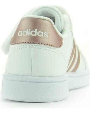 Deportivas ADIDAS  de Niña GRAND COURT C EF0107 BLANCO -  ROSA