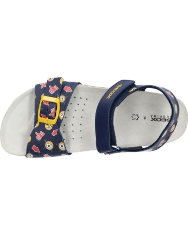 boy Sandals GEOX J028LB 00004 J GHITA C4054 NAVY-YELLOW  AZUL