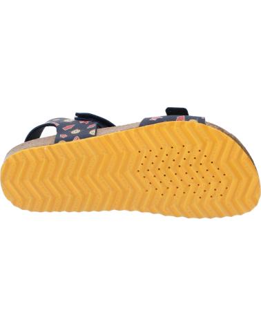 boy Sandals GEOX J028LB 00004 J GHITA C4054 NAVY-YELLOW  AZUL