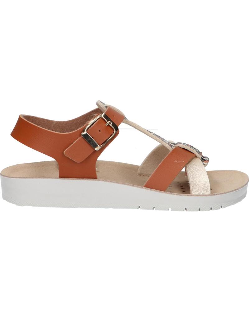 Sandálias GEOX  de Menina J45EAG 05404 J SANDAL COSTAREI GI  C5B2U BISCUIT-PLATINUM