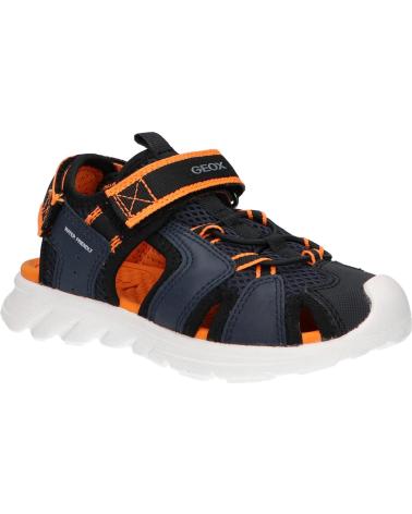 Sandalen GEOX  für Junge J45F1F 014ME J SANDAL AIRADYUM BO NAVY-ORANGE  C0659