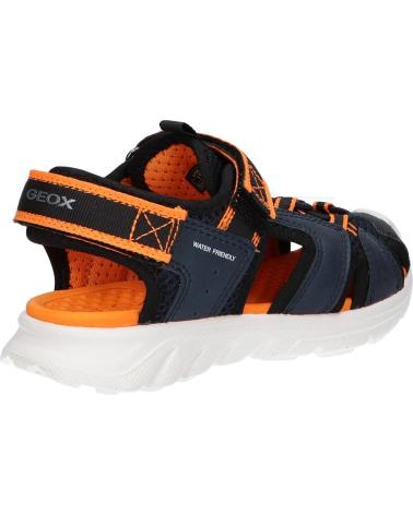 Sandalen GEOX  für Junge J45F1F 014ME J SANDAL AIRADYUM BO NAVY-ORANGE  C0659