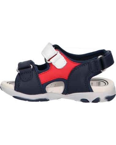 Sandalen GEOX  für Junge B4559A 08515 B SANDAL FLAFFEE NAVY-RED  C0735