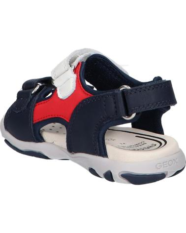 Sandalen GEOX  für Junge B4559A 08515 B SANDAL FLAFFEE NAVY-RED  C0735