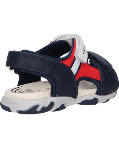 Sandalen GEOX  für Junge B4559A 08515 B SANDAL FLAFFEE NAVY-RED  C0735