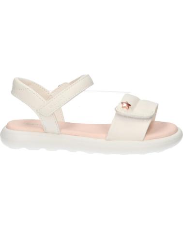 girl Sandals GEOX J55MSD 000BC J SANDAL PUFFYPOP LT IVORY  C1058