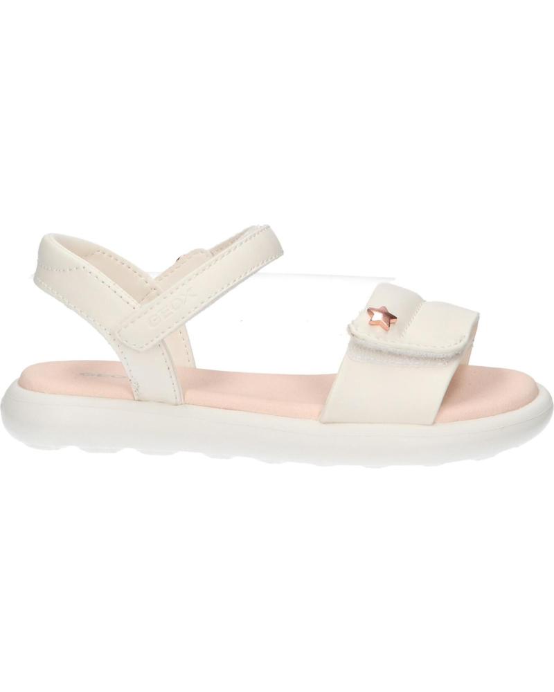 Sandálias GEOX  de Menina J55MSD 000BC J SANDAL PUFFYPOP LT IVORY  C1058