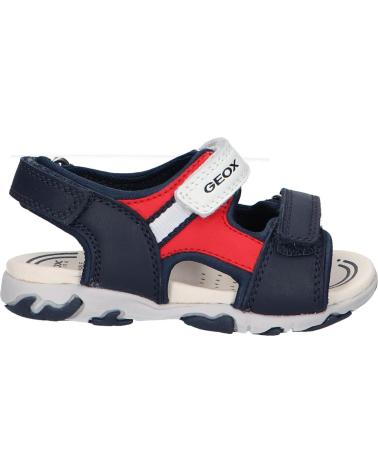 Sandalen GEOX  für Junge B4559A 08515 B SANDAL FLAFFEE NAVY-RED  C0735