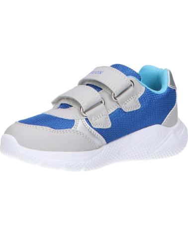 boy Trainers GEOX B454UA 01454 B SPRINTYE  CK41L ROYAL-LT GREY
