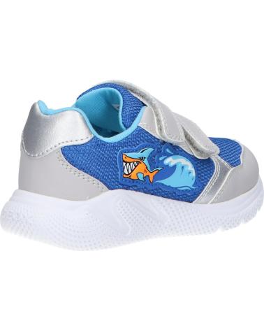 boy Trainers GEOX B454UA 01454 B SPRINTYE  CK41L ROYAL-LT GREY