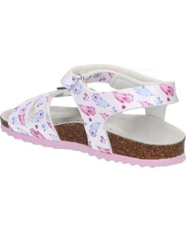 Sandálias GEOX  de Menina J028MC 000QD J ADRIEL C1030 WHITE-LAVENDER  BLANCO