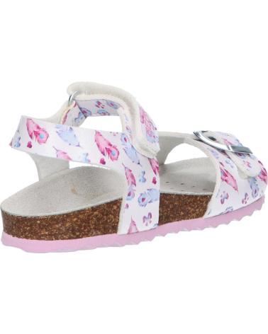 Sandálias GEOX  de Menina J028MC 000QD J ADRIEL C1030 WHITE-LAVENDER  BLANCO