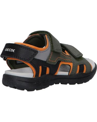 Sandalias de Niño GEOX J155XB 015CE J VANIETT C0623 MILITARY-ORANGE VERDE