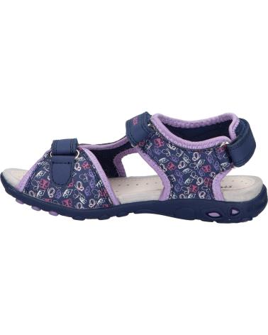 Sandálias GEOX  de Menina J35GRD 0CE15 J SANDAL WHINBERRY G CF48E NAVY-DK LILAC  AZUL