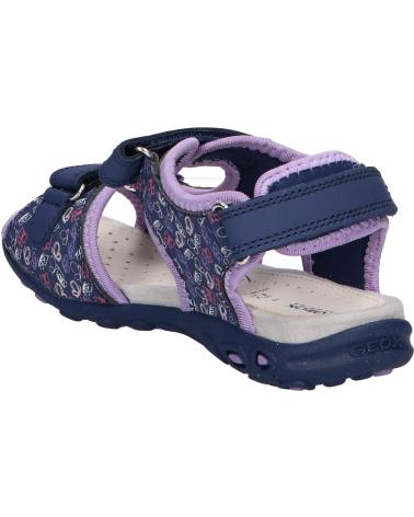 Sandálias GEOX  de Menina J35GRD 0CE15 J SANDAL WHINBERRY G CF48E NAVY-DK LILAC  AZUL