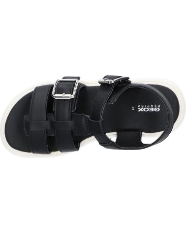 girl Sandals GEOX J45DBJ 000BC J SANDAL KODETTE BLACK  C9999