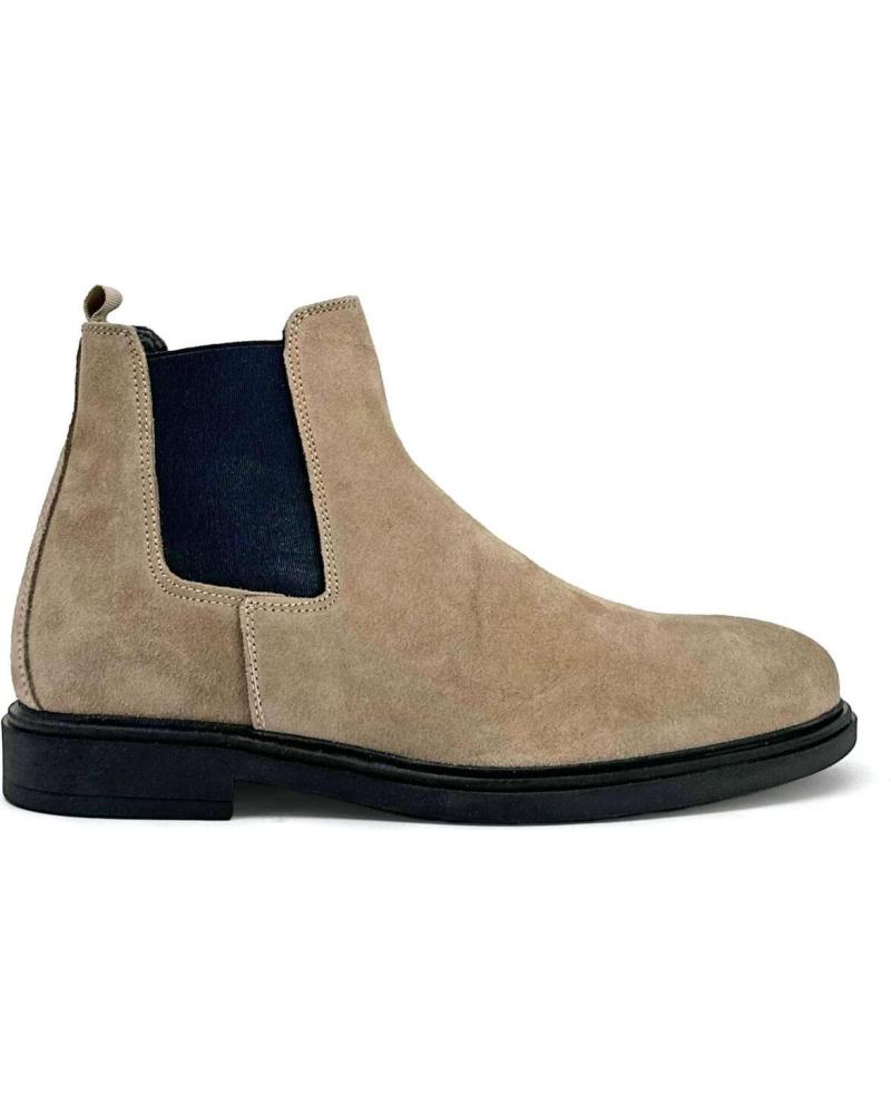 Man Mid boots DUCA DI MORRONE MARTINO - SUEDE TAUPE-BLUE  BROWN