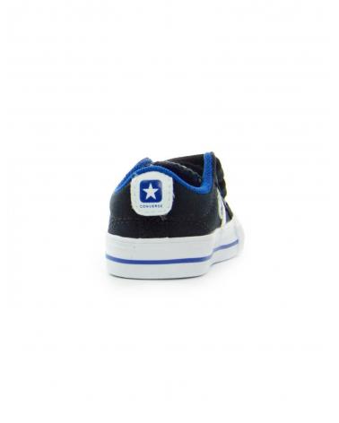 Deportivas De Niña CONVERSE 2VELCROS-3VELCROS LONA NEGRA-BLANCA  NEGRO