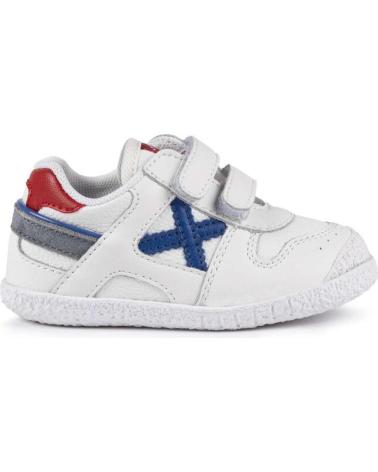 Deportivas MUNICH  de Niña y Niño BABY GOAL 8172622  BLANCO
