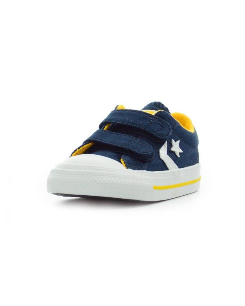 Deportivas De Niño CONVERSE 2VELCROS-3VELCROS LONA -AMARILLO  AZUL