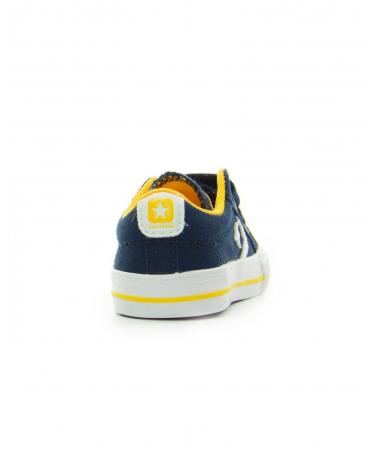 Deportivas De Niño CONVERSE 2VELCROS-3VELCROS LONA -AMARILLO  AZUL