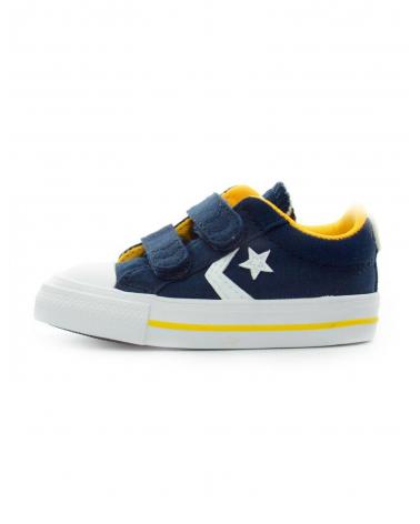 Deportivas De Niño CONVERSE 2VELCROS-3VELCROS LONA -AMARILLO  AZUL