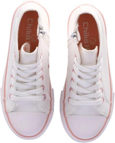 Stiefel CHIKA10  für Mädchen CITY UP 46  BLANCO-WHITE