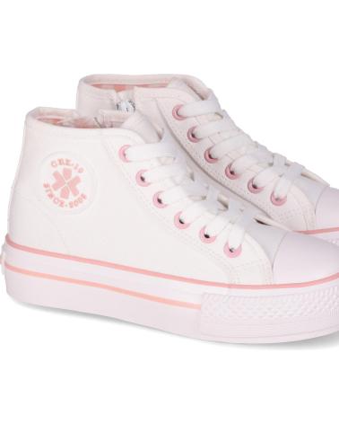 Stiefel CHIKA10  für Mädchen CITY UP 46  BLANCO-WHITE