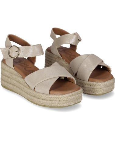 Sandalias CHIKA10  de Mujer NEW BONITA 07  PLATINO-LG GOLD