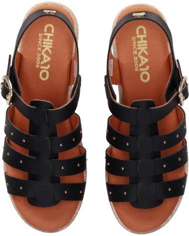 Sandali CHIKA10  per Donna MAYRA 02  NEGRO-BLACK