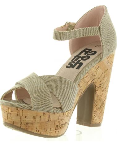 Sandales REFRESH  pour Femme 63254  LONA TAUPE