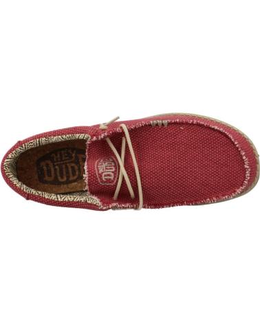Sapatos HEY DUDE  de Homem WALLY BRAIDED  ROJO