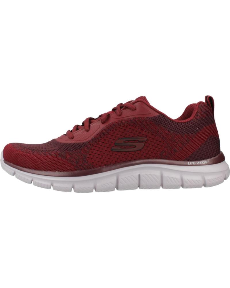 Man Zapatillas deporte SKECHERS SNEAKERS TRACK-GLENDOR HOMBRE BURDEOS  ROJO
