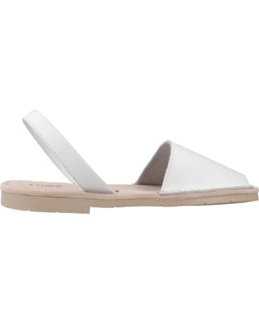 SANDALIAS CASTELL 1097C BLANCAS PARA MUJER BLANCO