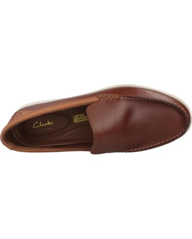 Halbschuhe für Herren CLARKS MOCASINES HOMBRE MODELO BRATTON LOAFER COLOR MARRON DRKTAN