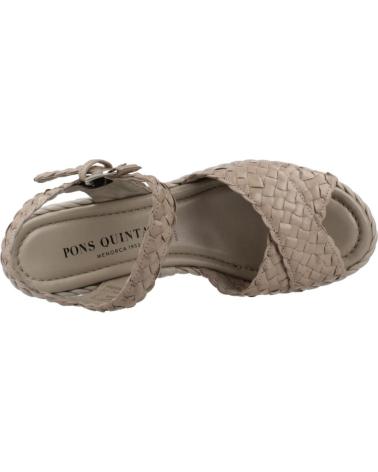 Sandalias PONS QUINTANA  de Mujer SANDALIAS MUJER MODELO PADOVA COLOR GRIS  081