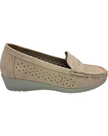 Mocasines CALZADOMANIA  de Mujer MOCASIN CUNA MUJER  BEIGE