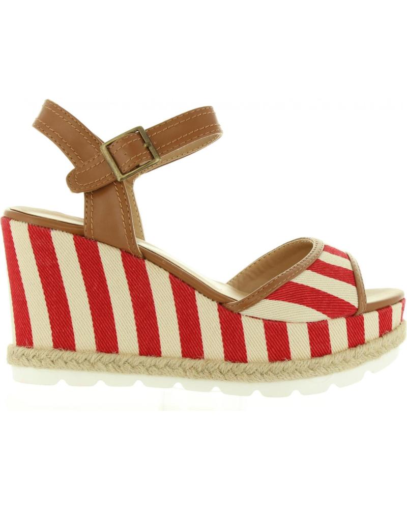 Sandalias de Mujer REFRESH 63508 LONA ROJO
