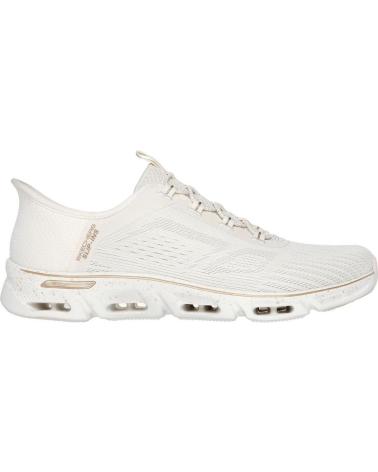 Esportes  de Mulher SKECHERS SLIP-INS GLIDE-STEP PACE BEIG