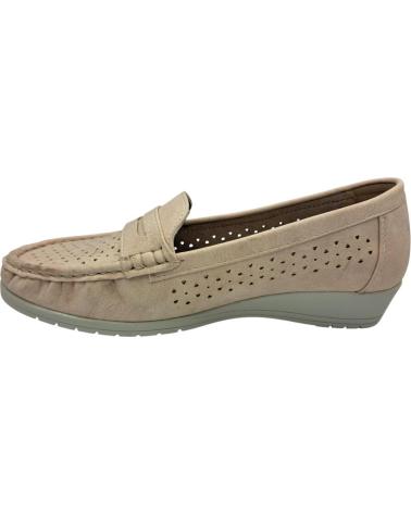 Mocasines CALZADOMANIA  de Mujer MOCASIN CUNA MUJER  BEIGE