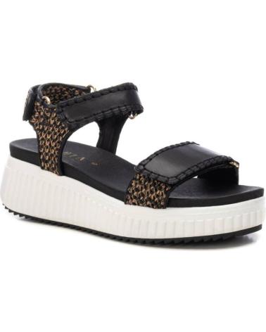 Sandalias de Mujer CARMELA SANDALIA DE MUJER EN PIEL NEGRO