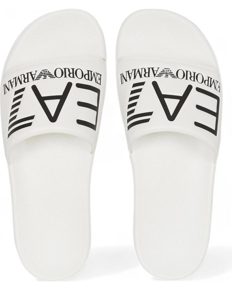 Tongs EMPORIO ARMANI  pour Femme et Garçon CHANCLAS ARMANI EA7 XCP001  BLANCO