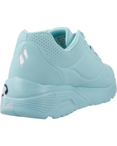 SKECHERS UNO LITE METALLIC TQMT - ZAPATILLAS CON CORAZONES AZULES TQMT