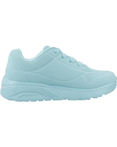 SKECHERS UNO LITE METALLIC TQMT - ZAPATILLAS CON CORAZONES AZULES TQMT