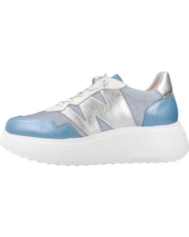 WONDERS ZAPATILLAS MUJER MODELO A3622 COLOR AZUL LGNPLT