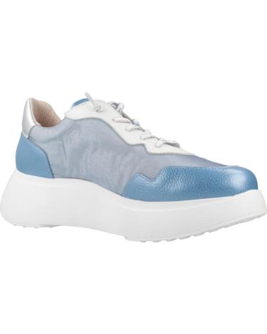WONDERS ZAPATILLAS MUJER MODELO A3622 COLOR AZUL LGNPLT