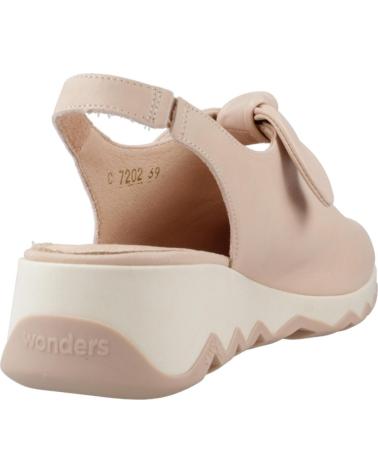 Sandales WONDERS  pour Femme ZAPATOS CASUAL MUJER MODELO C7602 COLOR  PALO