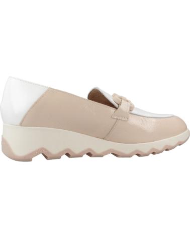 WONDERS MOCASINES MUJER MODELO C7603 COLOR NUDE PALOFF