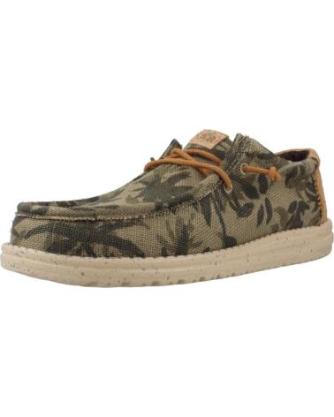 Man Boat shoes HEY DUDE WALLY PALM JUTE KAKI